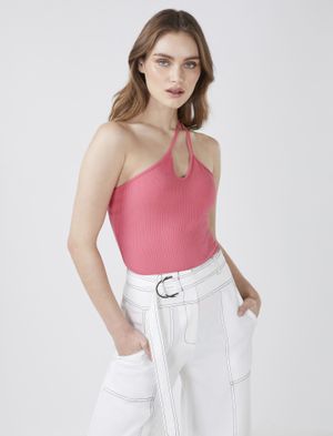 Blusa Asimétrica de Tirantes