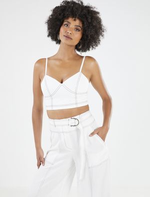Crop Top de Lino Cassandra