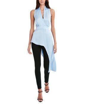 Blusa Corte Imperio Asimetrica Peplum