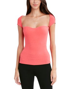 Blusa Manga Corta Canalé