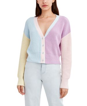 Cardigan Color Block