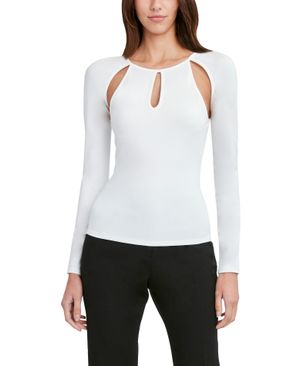 Blusa Manga Larga con Aberturas