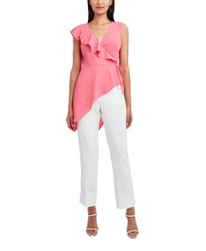 Blusa Asimetrica con Volante