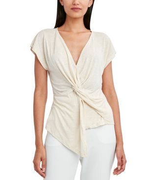 Blusa con Nudo Drapeado