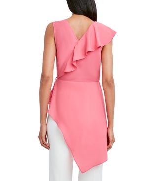 Blusa Asimetrica con Volante