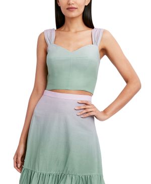 Crop Top Corazón Ombré