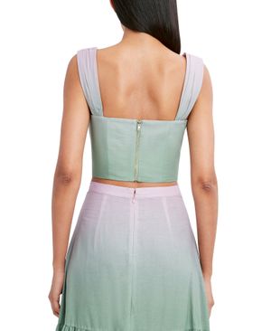 Crop Top Corazón Ombré
