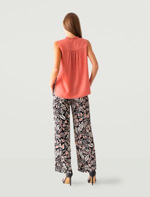 Blusa sin Mangas con Lazo