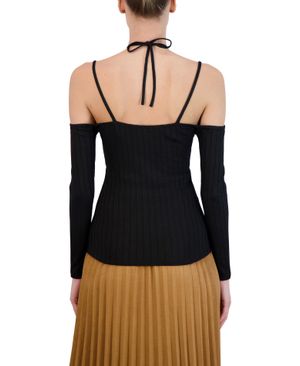 Blusa Hombros Descubiertos con Tirantes Finos