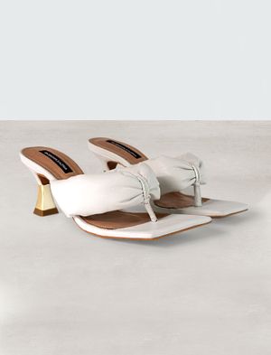 Sandalias Mule Tacón Fiona