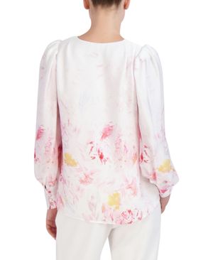Blusa Manga Ovispo Floral