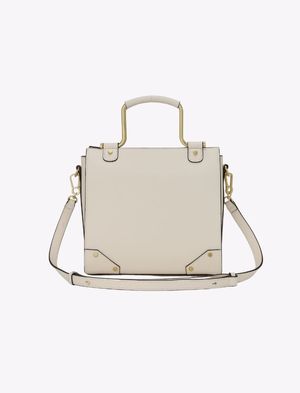 Bolso Satchel Geométrico Cuadrado con Cremallera