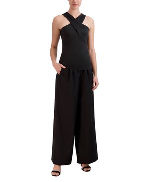 Blusa Efecto Halter Cruzado