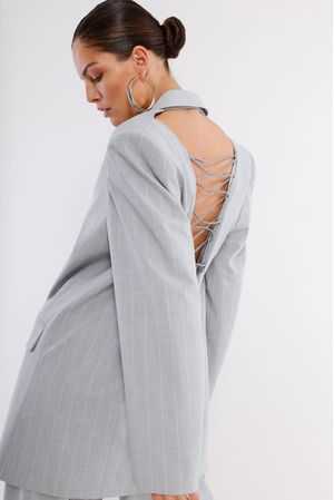 Blazer Oversize con Cordones Formosa