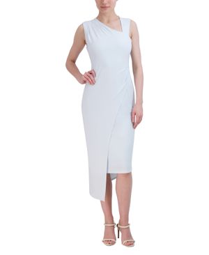 Vestido Midi Asimétrico Falda Tulipán