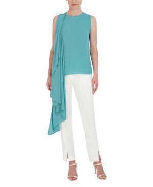 Blusa Drapeada con Caída
