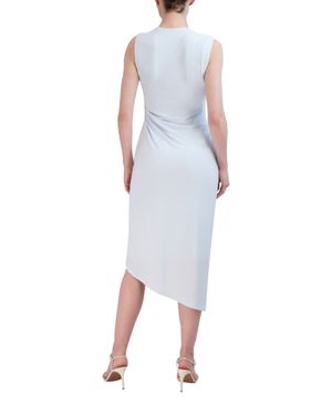 Vestido Midi Asimétrico Falda Tulipán