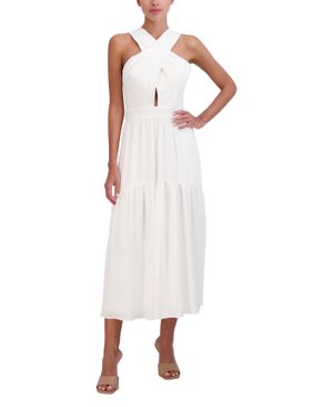 Vestido Midi Escote Halter