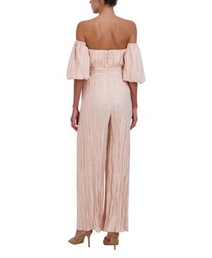 Jumpsuit Plisado Hombros Descubiertos