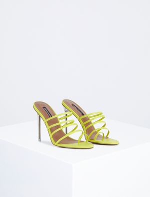 Zapatos de Tacón Abierto con Tiras