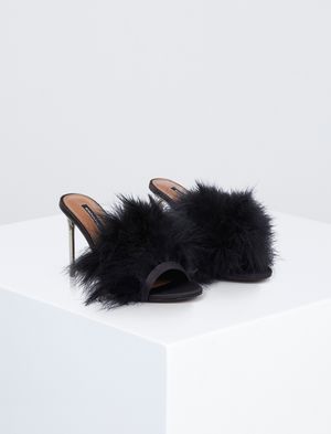 Zapatos de Tacón Dennika Efecto Plumas