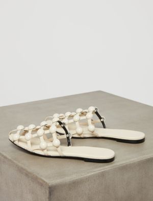 Sandalias Planas Red con Esferas Metalizadas Tina