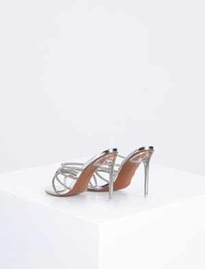 Zapatos de Tacón Abierto con Tiras