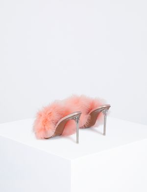 Zapatos de Tacón Dennika Efecto Plumas