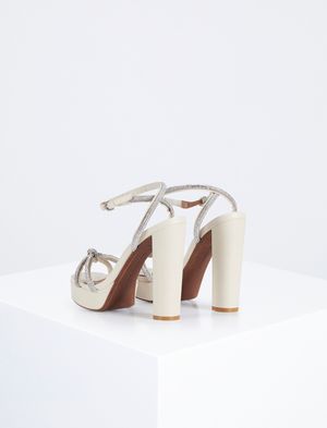 Zapatos de Tacón Cortni con Plataforma y Brillos