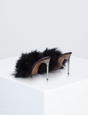 Zapatos de Tacón Dennika Efecto Plumas