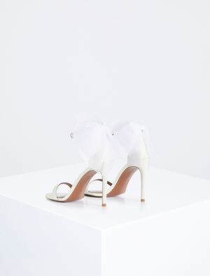 Zapatos de Tacón con Lazos de Tul