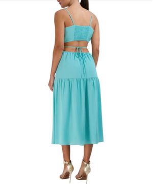 Vestido Midi Cutout Tirantes
