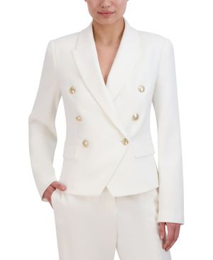 Blazer con Solapa y Botones