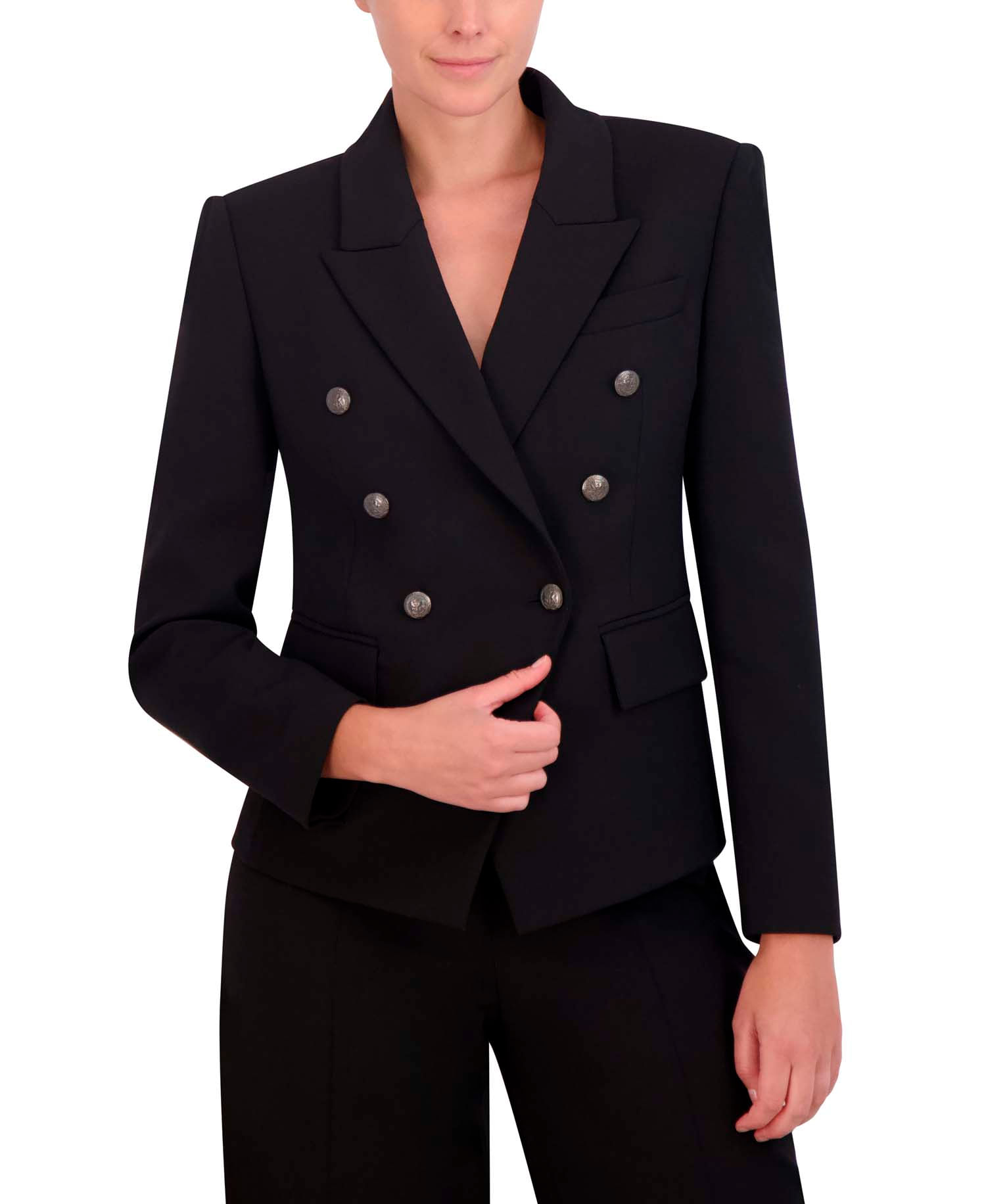 Chaqueta Americana Negra Mujer Ripley BLAZER ASH MANGA LARGA