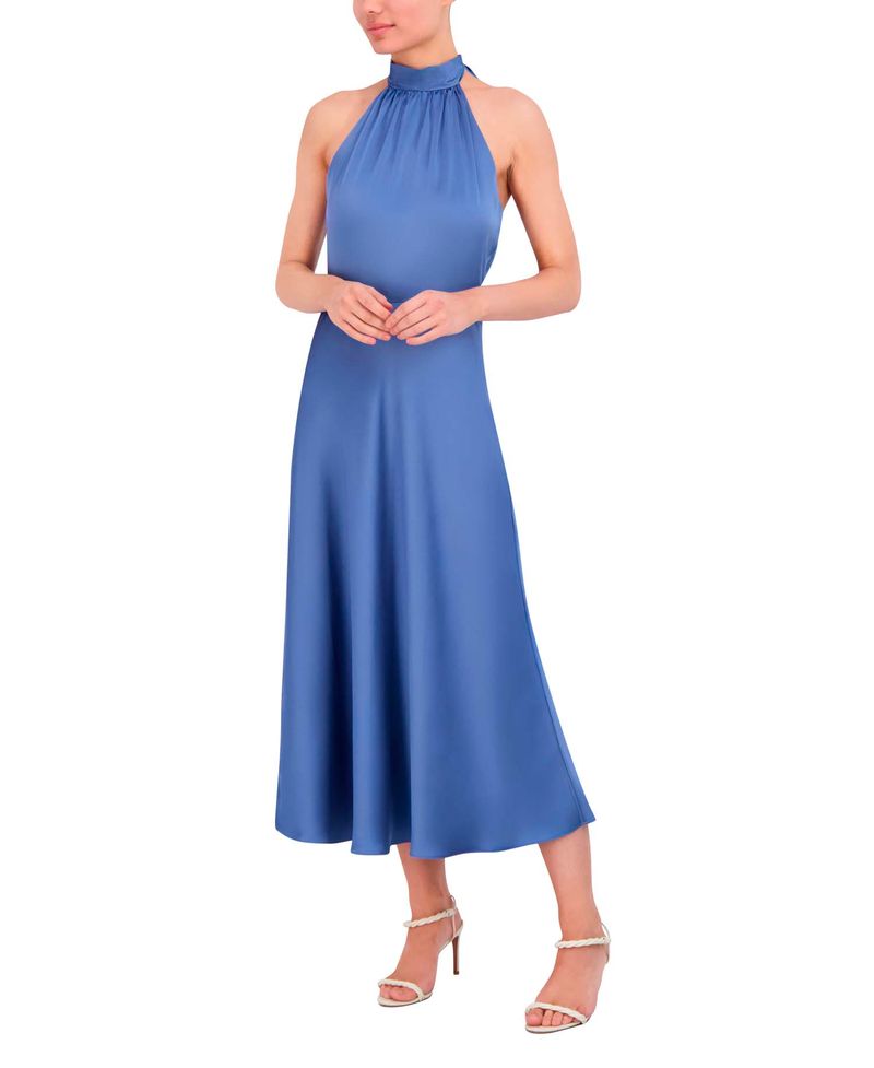 Esprit Vestido Con Escote Chilaba Bright Blue