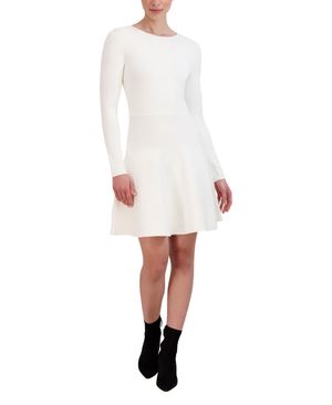 VESTIDO MANGA LARGA LÍNEA A PUNTO