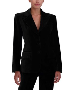 BLAZER SOLAPA ANCHA DE TERCIOPELO
