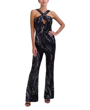 JUMPSUIT HALTER DE LENTEJUELA