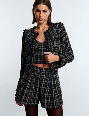 CHAQUETA TWEED CUADROS