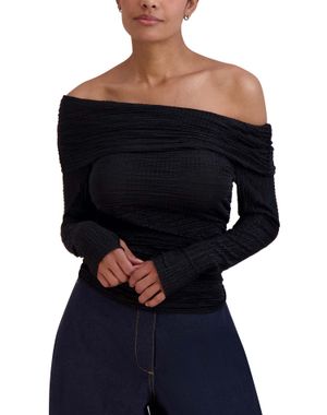 BLUSA HOMBROS DESCUBIERTOS MANGA LARGA