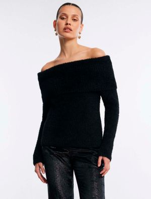 PULLOVER  SUÉTER HOMBROS DESCUBIERTOS