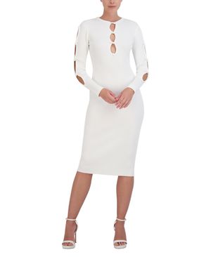 VESTIDO SUÉTER MANGA LARGA PUNTO