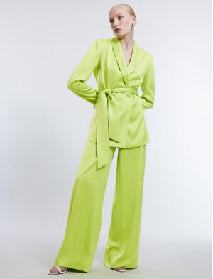 BLAZER SATINADO LAZO EN CINTURA