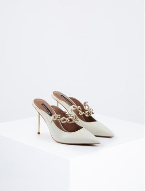 ZAPATOS DE TACÓN AGUJA CON CADENA