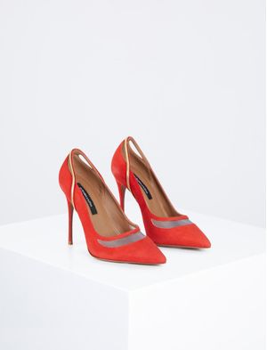 ZAPATOS DE TACÓN ALTO CON ACENTOS METÁLICOS