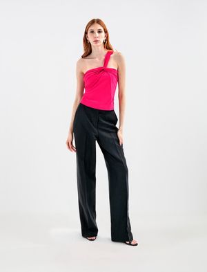 BLUSA ESCOTE DRAPEADO