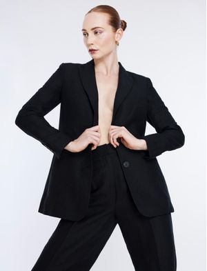 BLAZER SOLAPA PICO CON BOTONES