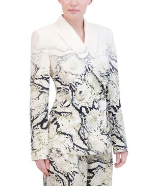 BLAZER CHIFFON ESTAMPADO DE SERPIENTE