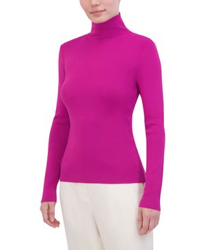 BLUSA CUELLO ALTO MANGA LARGA PUNTO