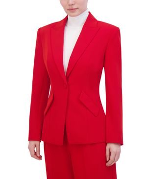 BLAZER SOLAPA PICO CON BOTÓN
